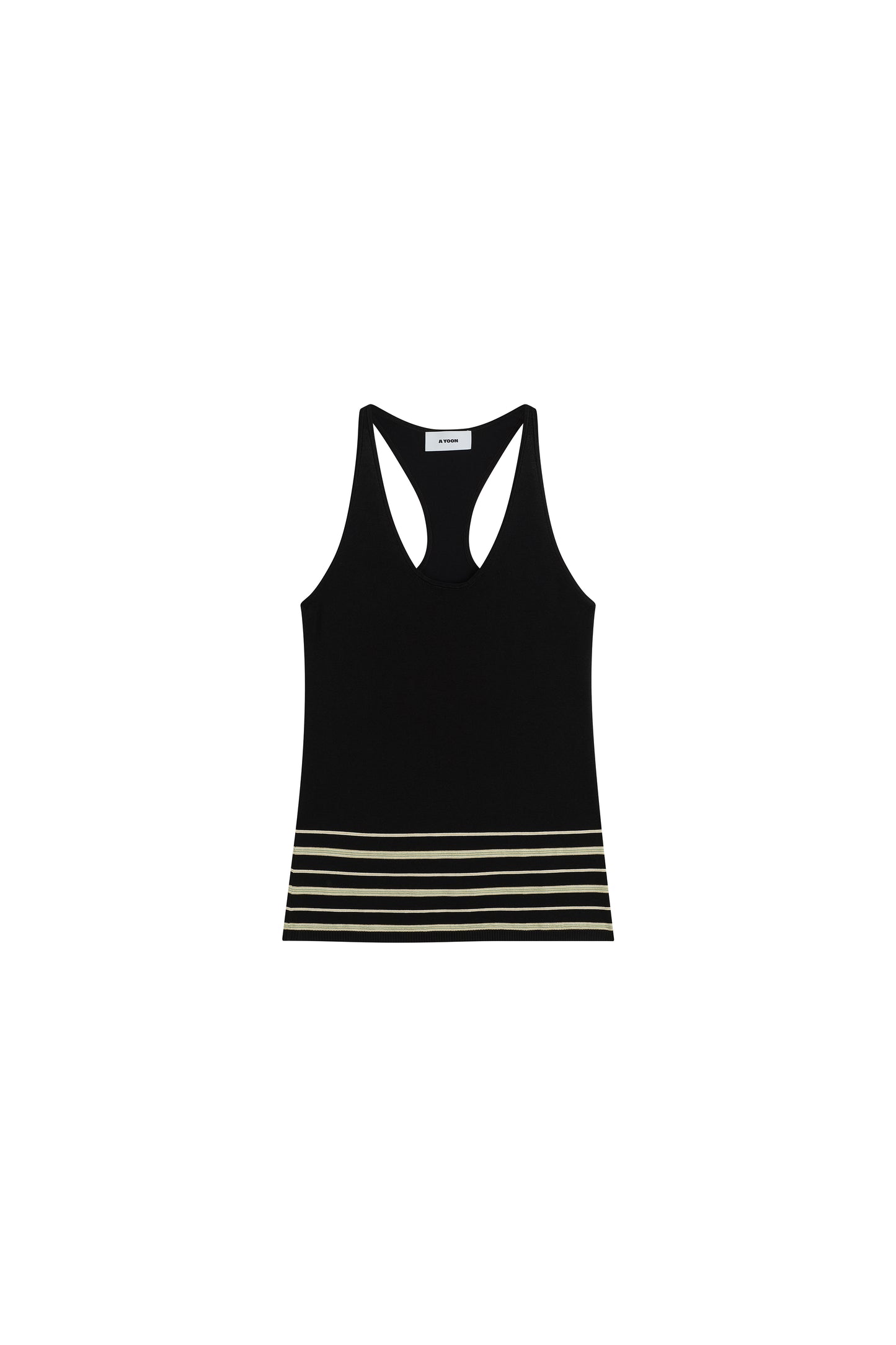A YOON HALTER TANK_BLK