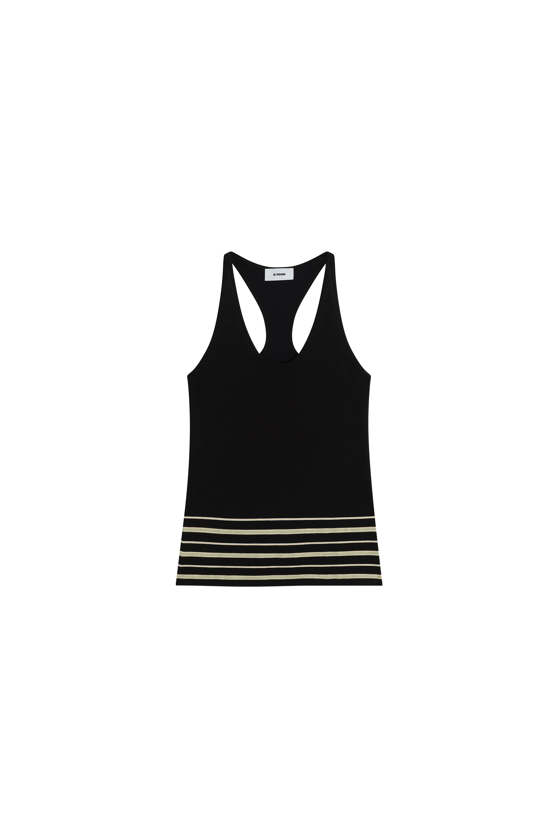 A YOON HALTER TANK_BLK