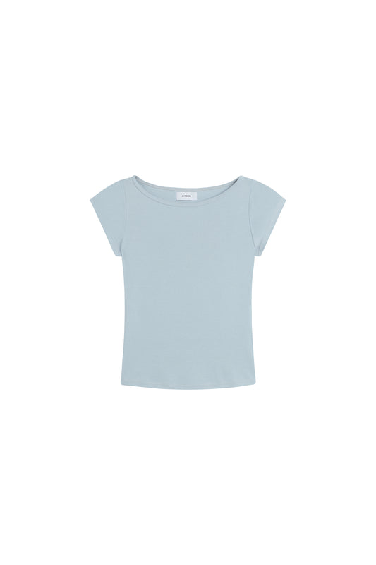 A Yoon Zora Boatneck tee powder blue